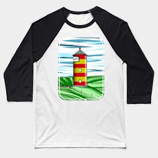 Pilsum Lighthouse Germany Baseball T-Shirt